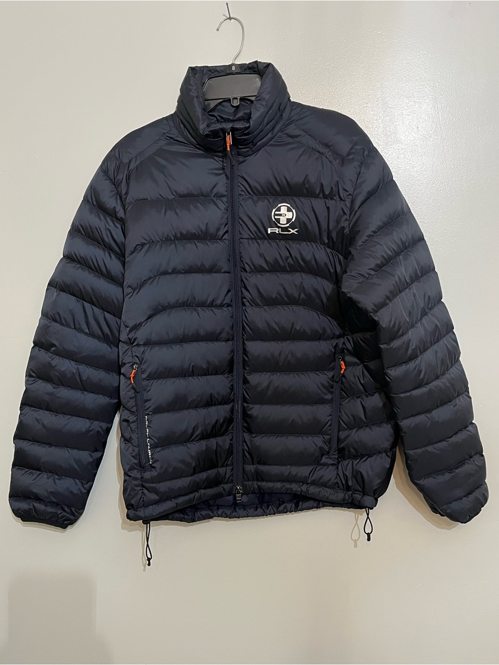 Ralph Lauren RLX Navy Quilted Packable Puffer Jacket